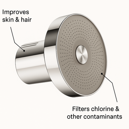 THE FILTERED SHOWERHEAD