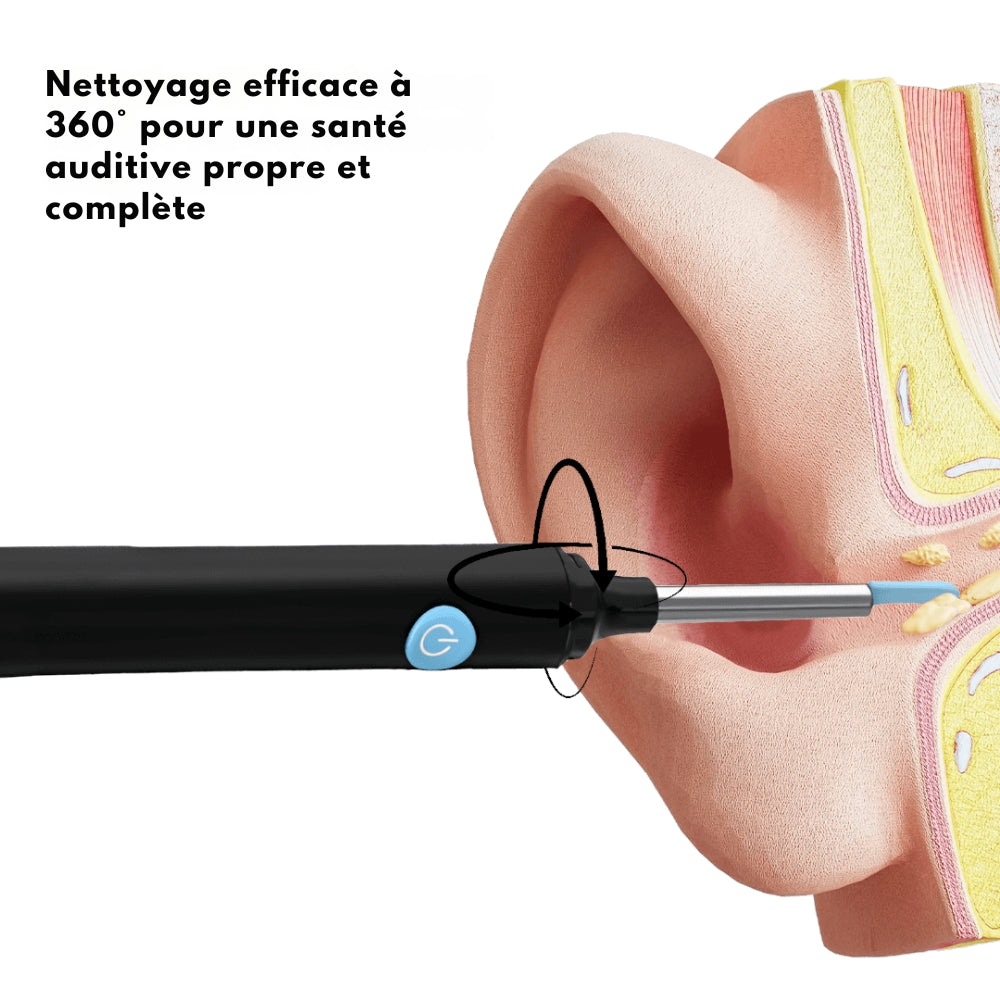 EarPro™ - Nettoyeur d'oreilles ergonomique avec caméra HD